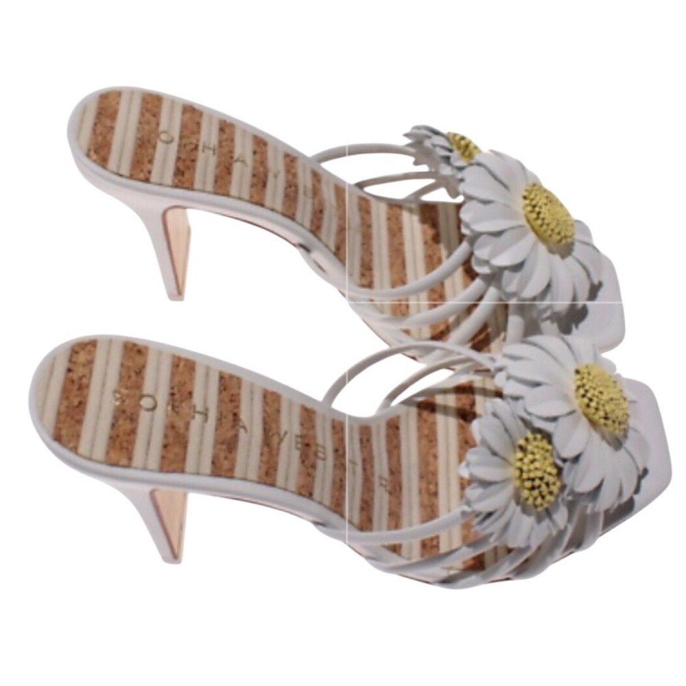 Sophia Webster Margarita Mid Mule Heeled Sandals Daisy Size-9.5/40 NIB - Picture 4 of 8